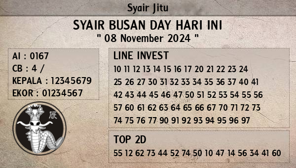 Prediksi Busan Day