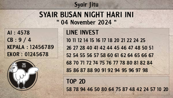 Prediksi Busan Night