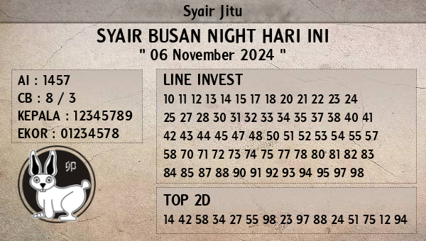 Prediksi Busan Night