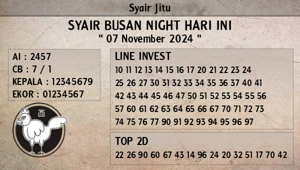 Prediksi Busan Night