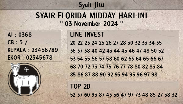 Prediksi Florida Midday