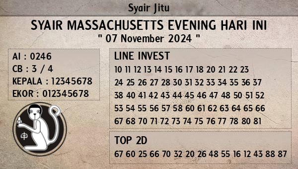 Prediksi Massachusetts Evening