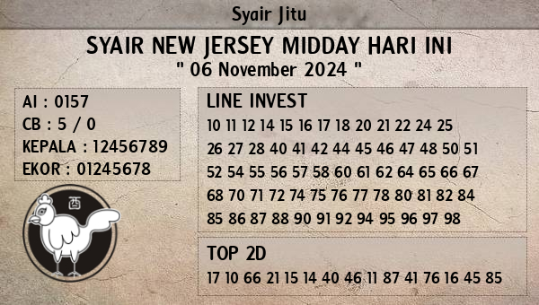 Prediksi New Jersey Midday