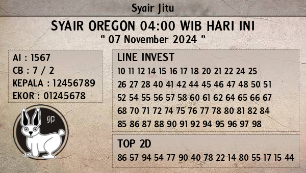 Prediksi Oregon 04:00 WIB