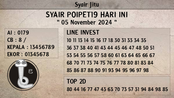 Prediksi Poipet19