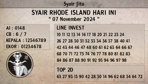 Prediksi Rhode Island