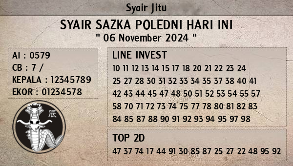 Prediksi Sazka Poledni