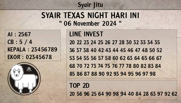 Prediksi Texas Night