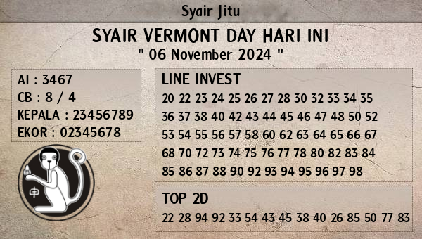 Prediksi Vermont Day